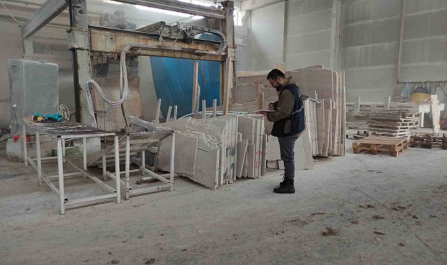 Bayburt'ta yapı malzemelerine yönelik denetim gerçekleştirildi