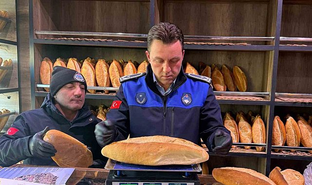 Bayburt'taki fırınlarda hijyen ve gramaj denetimi yapıldı