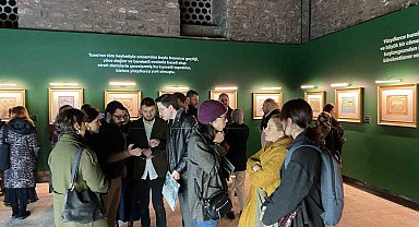 Beyoğlu'nda "Rumeli'de Kaybolan Osmanlı İzleri" minyatür sergisi sanatseverlerle buluştu