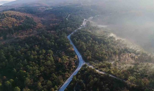 Biga'da 43 kilometrelik asfalt yol çalışması tamamlandı
