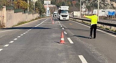 Bilecik trafiğinde kış lastiği denetimi