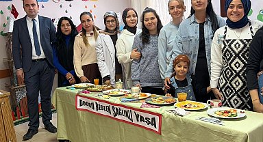 Bilecik'te eğitici ve sağlıklı tabaklar hazırlandı