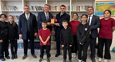 Bilecik'te hayırsever desteğiyle okul kütüphanesi yenilendi