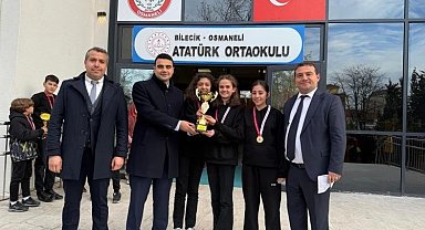 Bilecik'te okul sporlarında masa tenisi başarısı