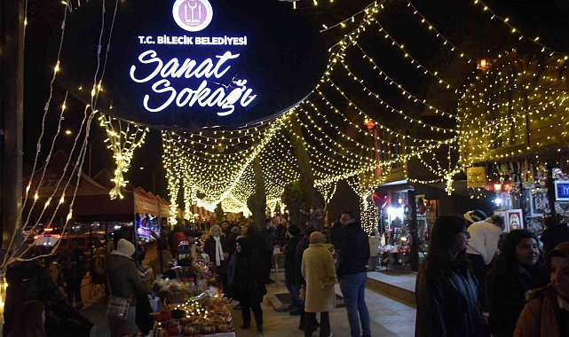 Bilecik'te Sanat Sokağına yoğun ilgi