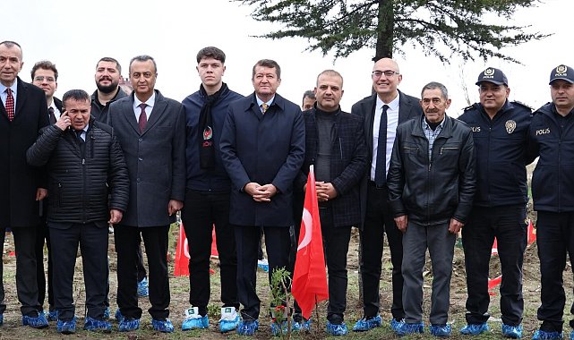 Bilecik'te şehitler adına fidan dikimi gerçekleştirildi
