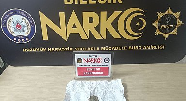 Bilecik'te uyuşturucu operasyonu: 1 gözaltı