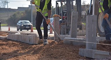 Bilecik'te yıllardır beklenen kaldırım çalışması tamamlandı