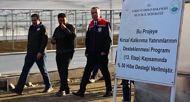 Bilecik'te yüzde 50 hibeli modern sera üretime katkı sağlıyor