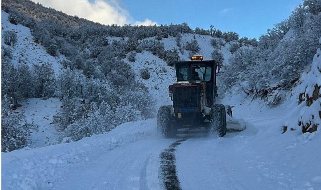 Bingöl'de yoğun kar yağışı: 100 köy yolu kapalı