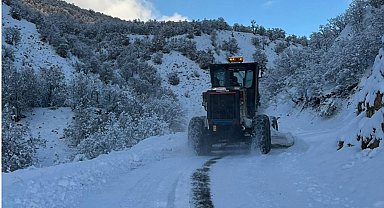 Bingöl'de yoğun kar yağışı: 100 köy yolu kapalı