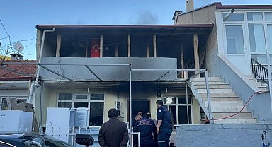 Bir anlık öfke evi kül etti: 1 tutuklama