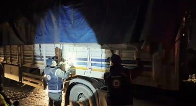 Bitlis'te tır dorsesinde 31 göçmen yakalandı