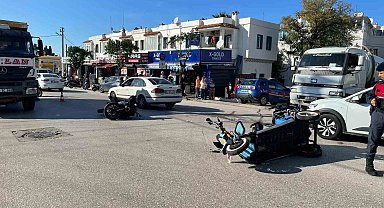 Bodrum'da trafik kazası kaza: 1 ölü, 1 yaralı