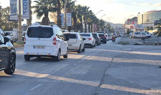 Bodrum'da yeni yıl trafiği: "Uzun araç kuyrukları oluştu"