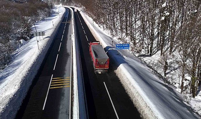 Bolu Dağı'nda kartpostallık görüntüler