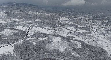 Bolu Dağı'nda ulaşım açık, manzara kartpostallık