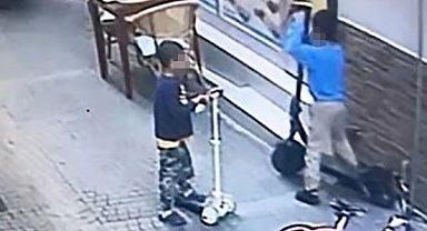 Boyundan büyük scooter'ı çaldılar