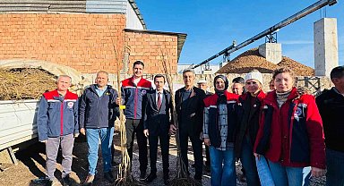 Bozdoğan'da 8 bin 700 adet fidan dağıtıldı