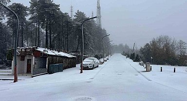 Boztepe beyaz gelinliğini giydi