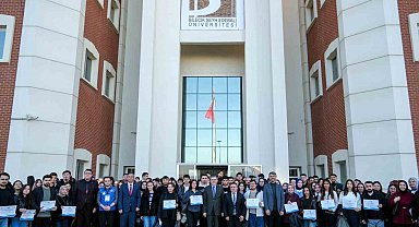 BŞEÜ'de ÜNİDES sertifika töreni