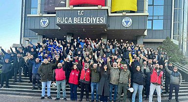 Buca'da işçiler ikinci günde de eylemde: Ekim maaşları ve TİS farkları bekleniyor