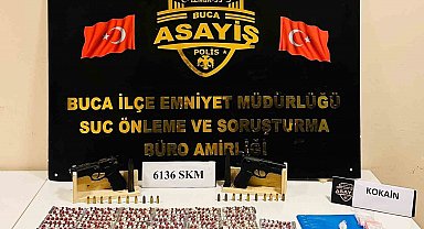 Buca'da narkotik operasyonlarında 1'i aranan 5 şahıs yakalandı