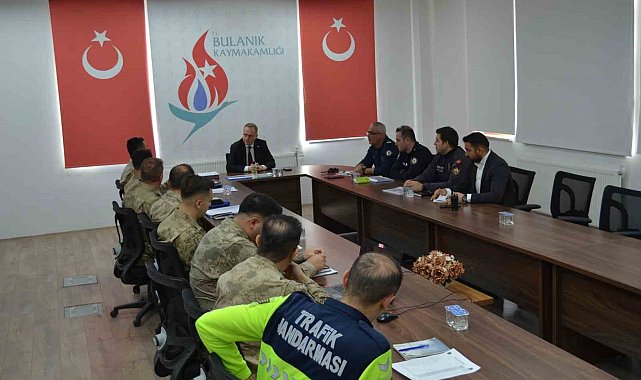 Bulanık'ta "Aylık Güvenlik ve Asayiş Toplantısı" yapıldı