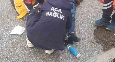 Burdur'da otomobil ile motosiklet çarpıştı: 1 yaralı