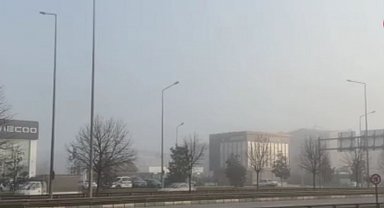 Bursa-Balıkesir yolunda yoğun sis etkili oldu