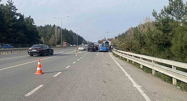 Bursa-Mudanya yolunda bisikletli kazası: 1 kişi yaralandı