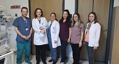 Bursa Şehir Hastanesi Tüp Bebek Merkezi'nde ilk bebek dünyaya geldi