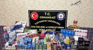 Bursa'da 2 bin adet gümrük kaçağı sigara ele geçirildi