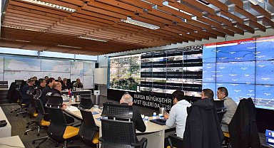 Bursa'da kışa hazırlık tatbikatı