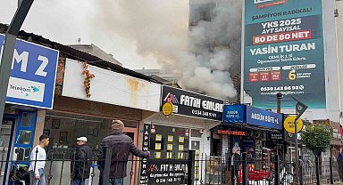 Bursa'da pide imalathanesinde yangın paniği