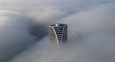 Bursa'da sis şehri yuttu