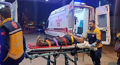 Bursa'da yolun karşısına geçmeye çalışan yayaya kamyonet çarptı