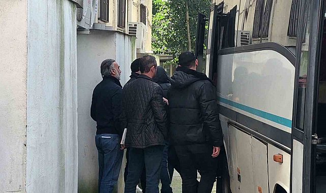 Büyükçekmece Adliyesi'ndeki altın ve gümüş soygununa ilişkin 13 şüpheli adliyede