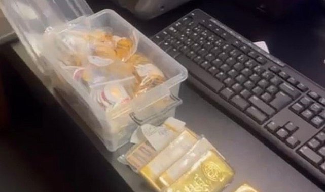 Büyükçekmece Adliyesi'nin adli emanet kasasından çalınan altınların fotoğrafı ortaya çıktı
