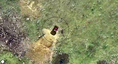 Büyükçekmece'de kaçak kazı yapan 2 kişi polis dronuyla yakalandı