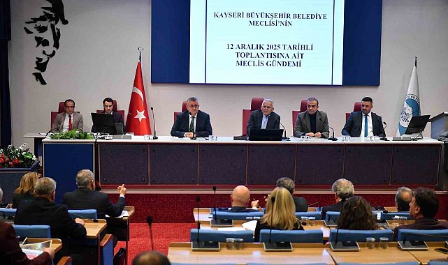 Büyükşehir yılın son meclis toplantısını gerçekleştirdi