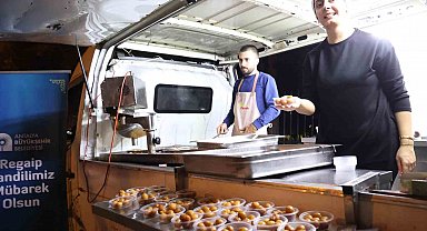 Büyükşehir'den Regaip Kandili'nde lokma ve kandil simidi ikramı