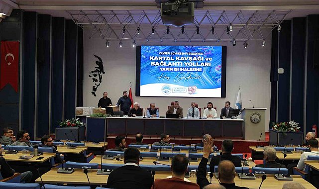 Büyükşehir'in Kartal Kavşağı ve Bağlantı Yolları Projesi'nde yapım ihalesi gerçekleştirildi