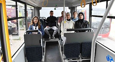 Büyükşehirden öğrencileri sevindiren ulaşım hizmeti