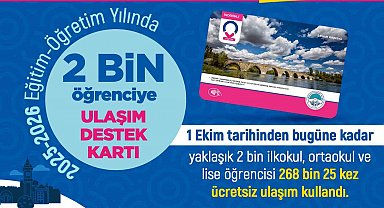 Büyükşehirin ulaşım desteğinden 2 bin öğrenci faydalanıyor
