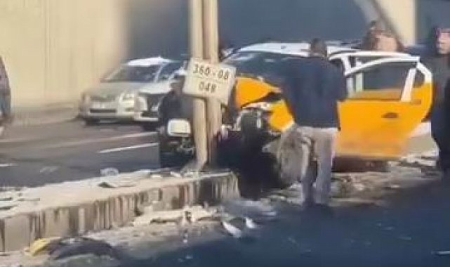 Buzlanma kazayı beraberinde getirdi