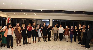 Çalışan kadınlar gönüllerince eğlendi