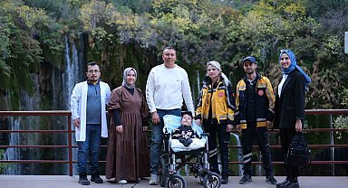 Cam kemik hastası çocuğun hayalini sağlık ekipleri gerçekleştirdi