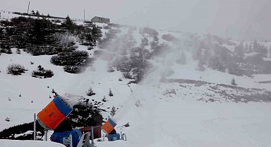 Çambaşı Kayak Merkezi'nde yapay karlama sistemi ile sezon uzatılıyor
