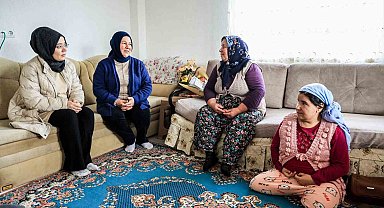 Çameli Belediyesi personeli engelli bireyleri evlerinde ziyaret etti